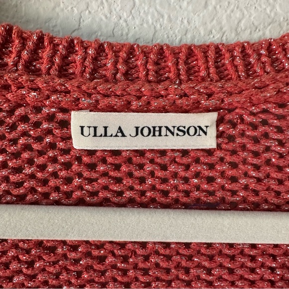 Ulla Johnson Tunis Metallic Sweater SZ L - Picture 3 of 6